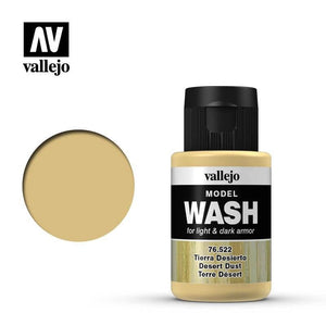Vallejo Hobby Paint - Vallejo Model Wash - Desert Dust 35ml