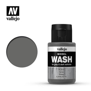 Vallejo Hobby Paint - Vallejo Model Wash - Grey Wash 35ml