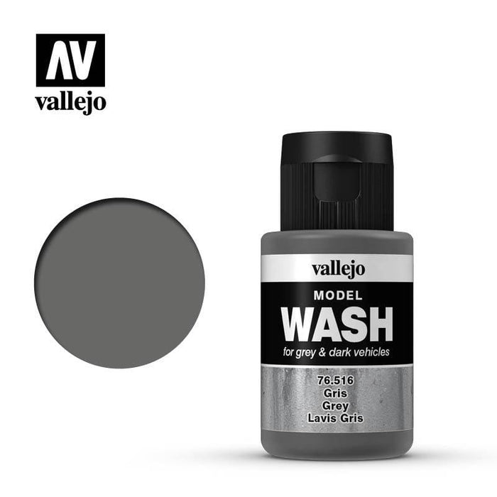 Paint - Vallejo Model Wash - Grey Wash 35ml