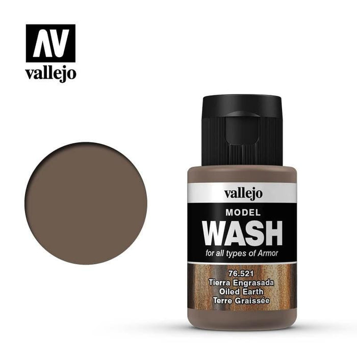 Paint - Vallejo Model Wash - Oiled Green 35ml