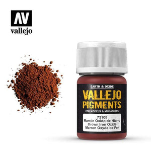 Vallejo Hobby Paint - Vallejo Pigments - Brown Iron Oxide