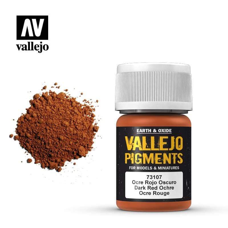 Vallejo Hobby Paint - Vallejo Pigments - Dark Red Ochre