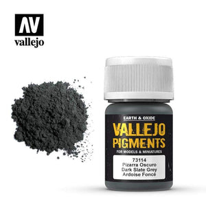 Vallejo Hobby Paint - Vallejo Pigments - Dark Slate Grey