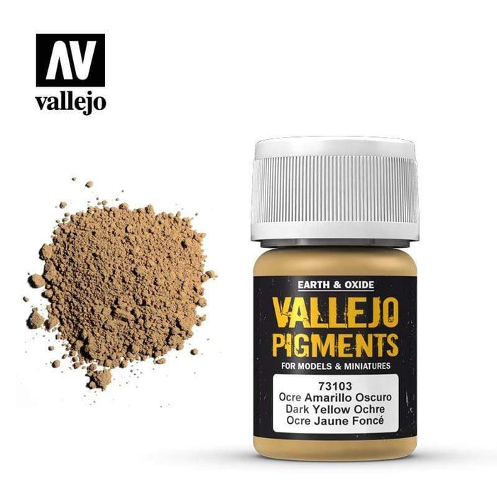 Paint - Vallejo Pigments - Dark Yellow Ochre