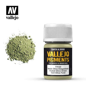 Vallejo Hobby Paint - Vallejo Pigments - Faded Olive Green