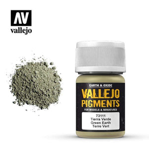 Vallejo Hobby Paint - Vallejo Pigments - Green Earth