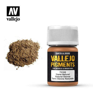 Vallejo Hobby Paint - Vallejo Pigments - Natural Sienna