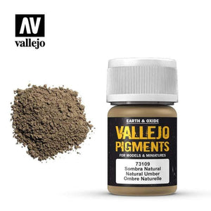 Vallejo Hobby Paint - Vallejo Pigments - Natural Umber