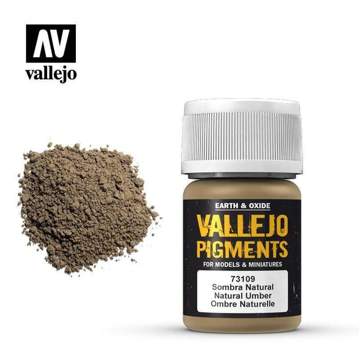 Paint - Vallejo Pigments - Natural Umber
