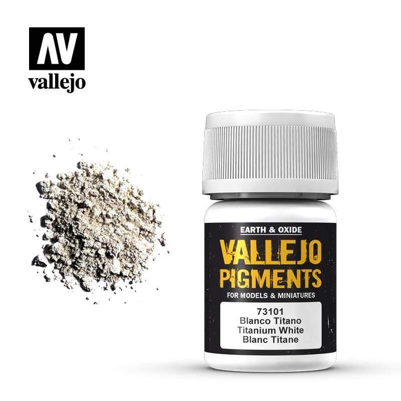Vallejo Hobby Paint - Vallejo Pigments - Titanium White