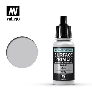 Vallejo Hobby Paint - Vallejo Surface Primer - Grey 17ml