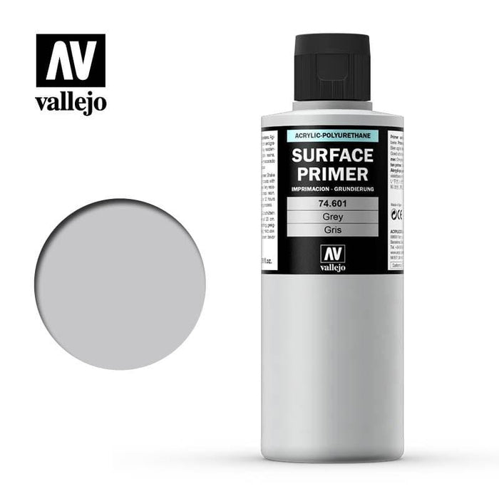 Paint - Vallejo Surface Primer - Grey 200ml