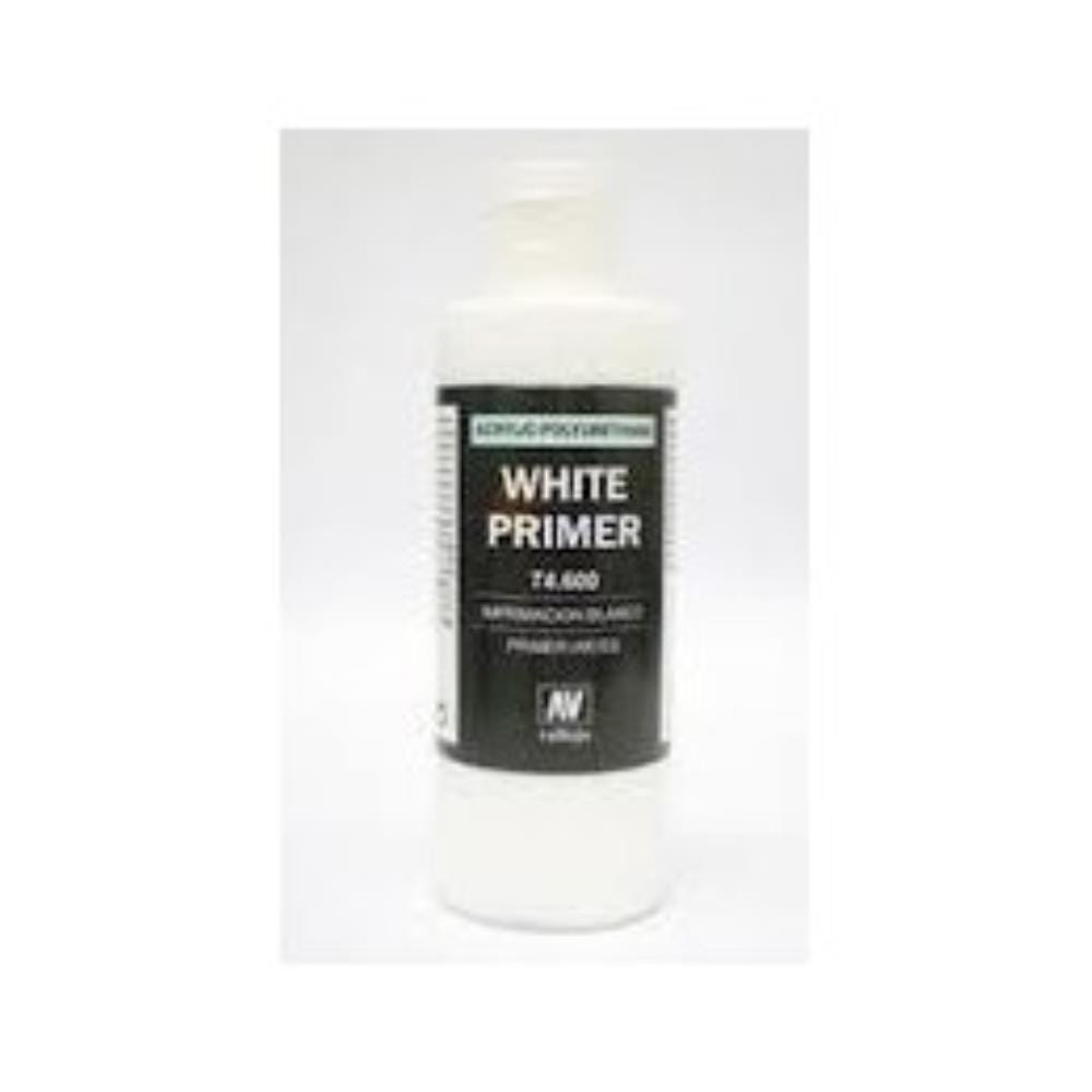 Vallejo Hobby Paint - Vallejo Surface Primer - White  200ml