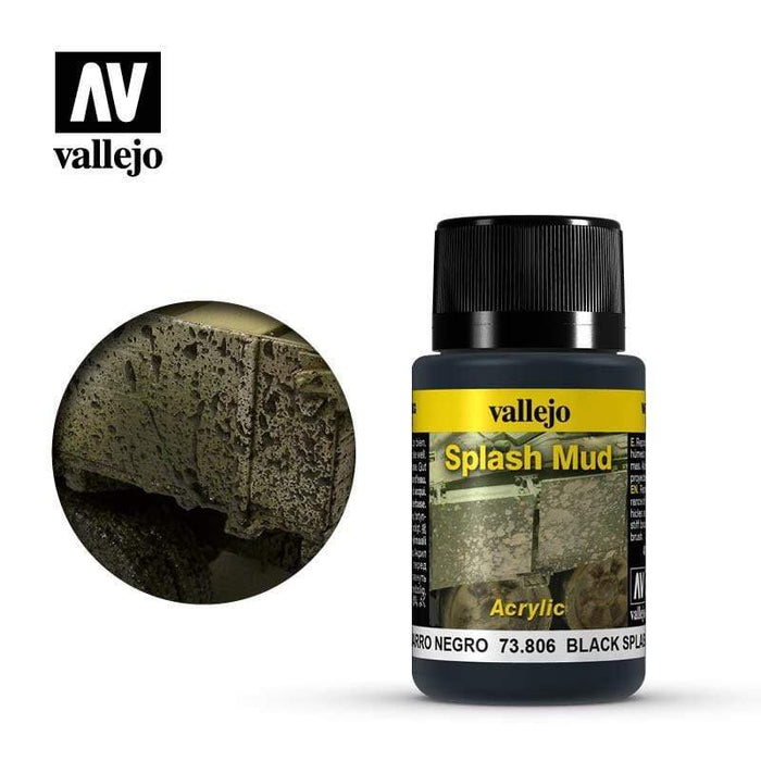 Paint - Vallejo Weathering Effects- Black Splash Mud