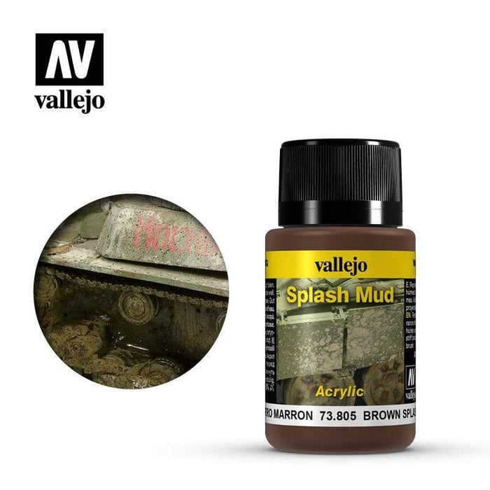 Paint - Vallejo Weathering Effects- Brown Splash Mud