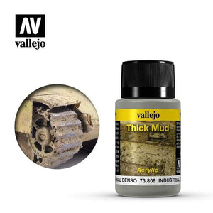 Vallejo Hobby Paint - Vallejo Weathering Effects- Industrial Thick Mud