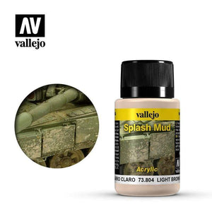 Vallejo Hobby Paint - Vallejo Weathering Effects- Light Brown Splash Mud