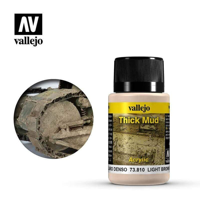 Paint - Vallejo Weathering Effects- Light Brown Thick Mud