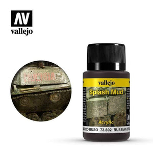 Vallejo Hobby Paint - Vallejo Weathering Effects- Russian Splash Mud