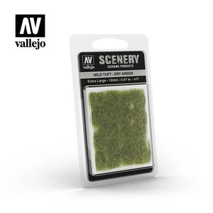 Vallejo Hobby Vallejo Scenics - 12mm Wild Tuft - Dry Green