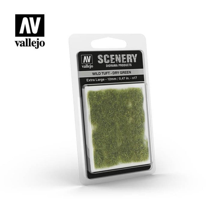 Vallejo Scenics - 12mm Wild Tuft - Dry Green
