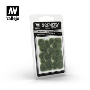 Vallejo Hobby Vallejo Scenics - 12mm Wild Tuft - Strong Green