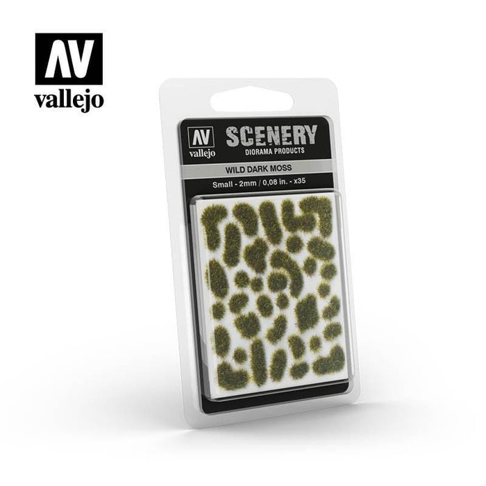 Vallejo Scenics - 2mm Wild Dark Moss