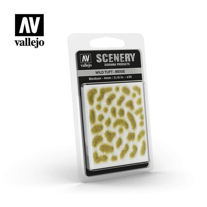 Vallejo Scenics - 4mm Wild Tuft - Beige
