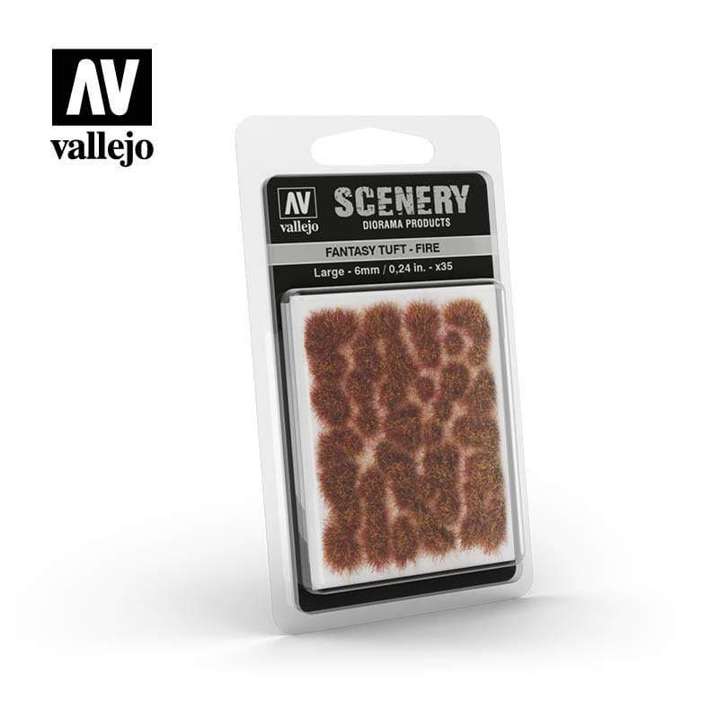 Vallejo Hobby Vallejo Scenics - 6mm Fantasy Tuft - Fire
