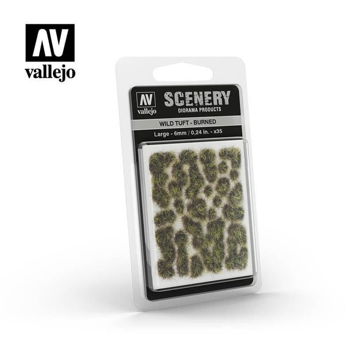 Vallejo Scenics - 6mm Wild Tuft - Burned