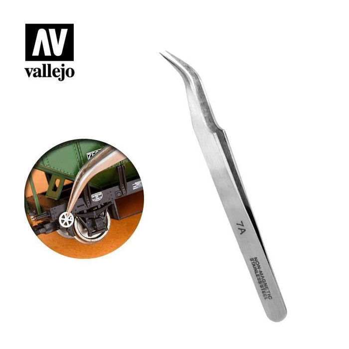 Vallejo Tools - #7 Stainless steel tweezers