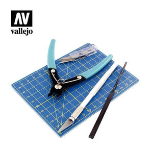 Vallejo Hobby Vallejo Tools - 9pc Plastic Modelling Tool set