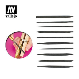 Vallejo Hobby Vallejo Tools - Budget needle file set (10pc)