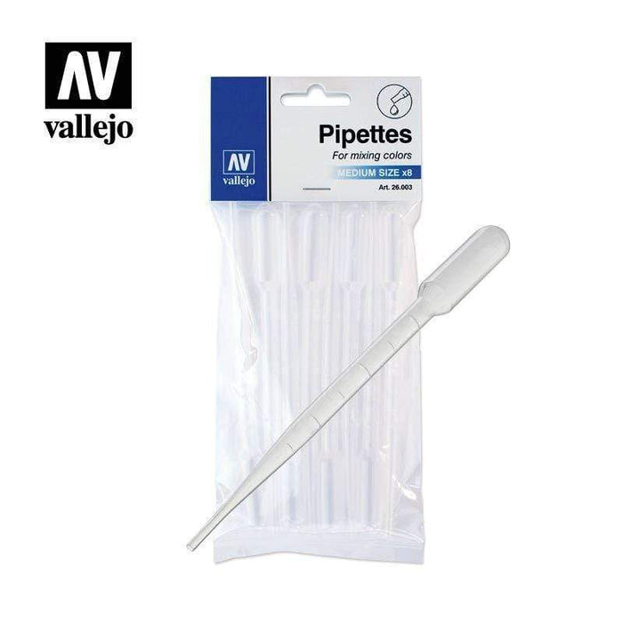 Vallejo Tools - Pipettes Medium Size (8) 8x3ml.