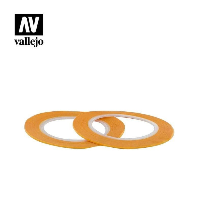 Vallejo Tools - Precision Masking Tape 1mmx18m - (2 Roll Pack)