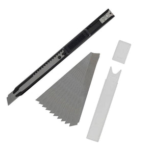 Vallejo Hobby Vallejo Tools - Slim Snap-Off Knife & 10 Blades