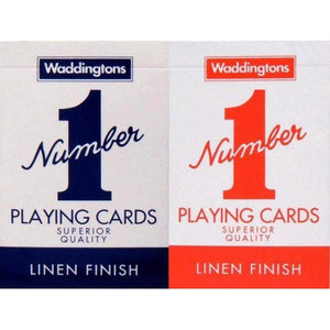 Waddingtons Playing Cards Playing Cards - Red and Blue No 1 Cards