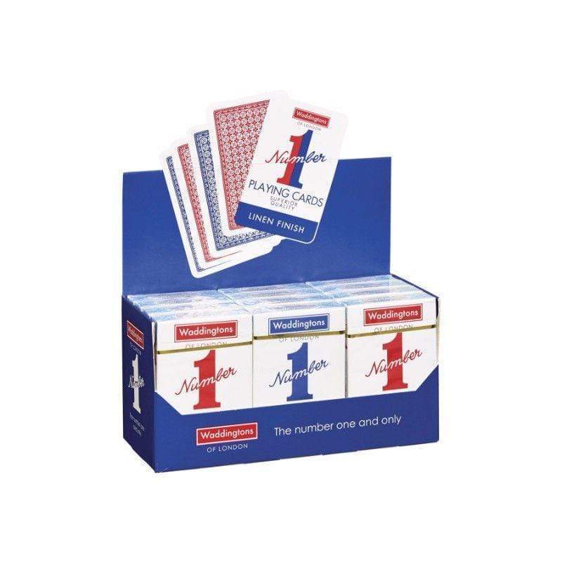 Waddingtons Playing Cards Playing Cards - Red and Blue No 1 Cards