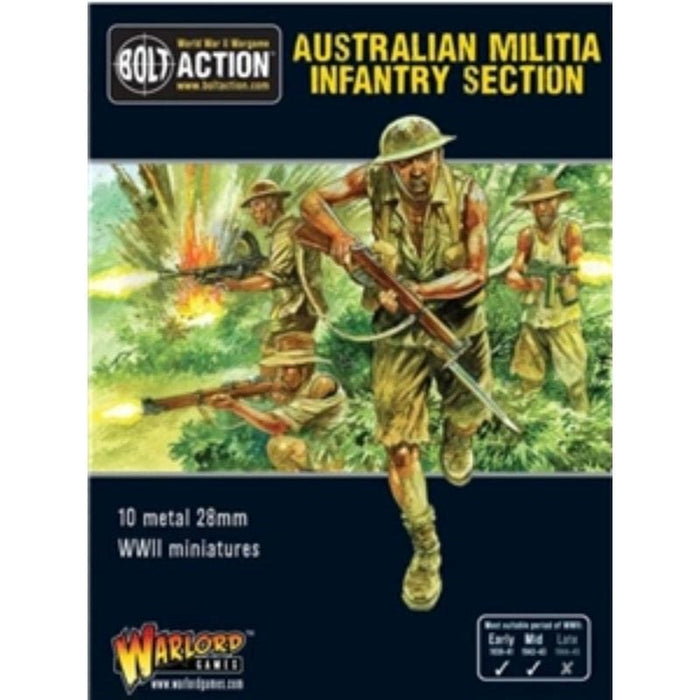 Bolt Action - Australia - Militia Infantry Section