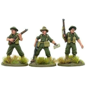 Warlord Games Miniatures Bolt Action - Australia - Officer Team