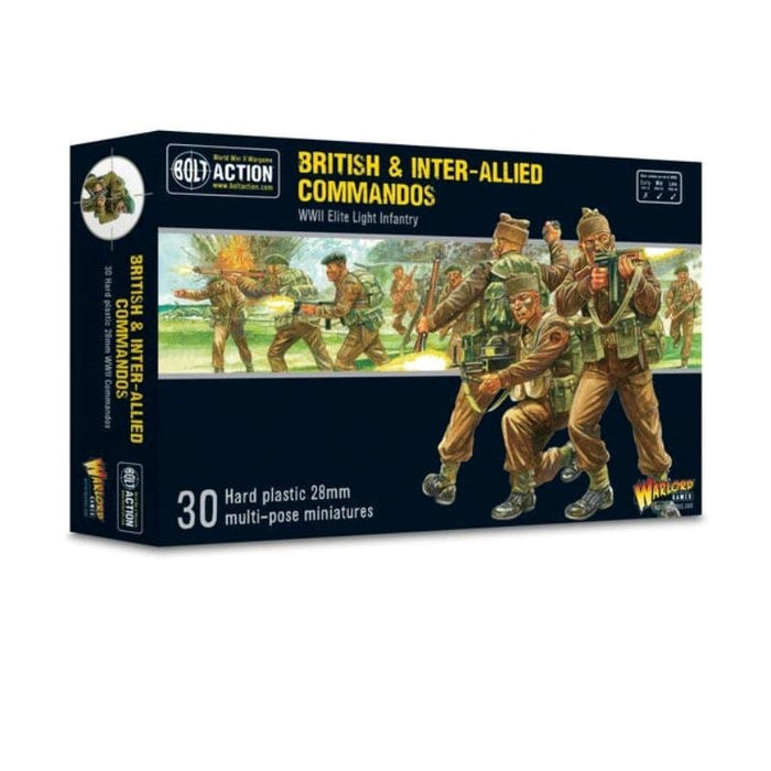 Bolt Action -  British & Inter-Allied Commandos Plastic Box Set