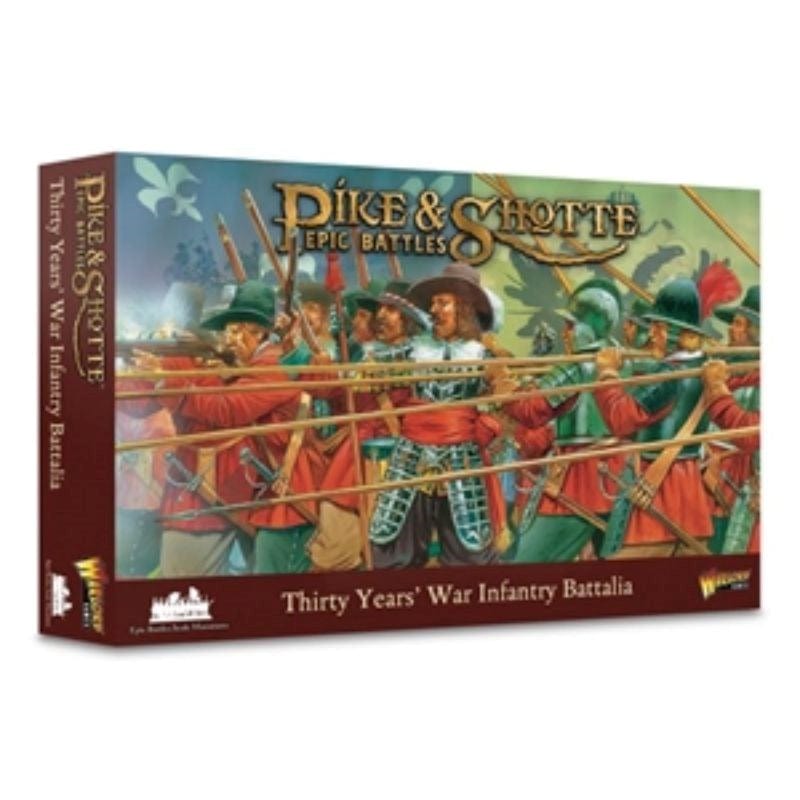 Warlord Games Miniatures Epic Battles - Pike & Shotte - Thirty Year's War Infantry Battalia (April 2023 release)