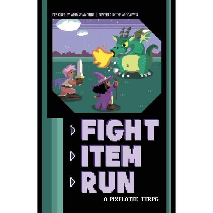 Fight Item Run - A Pixelated TTRPG (softcover)