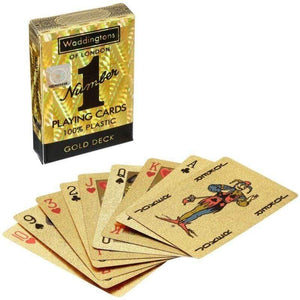 Winning Moves Australia Playing Cards Playing Cards - Gold No 1 Cards (Waddington)