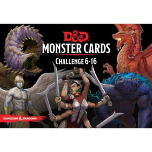 Wizards of the Coast Roleplaying Games D&D RPG 5th Ed - Monster Cards - Challenge 6-16