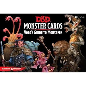 Wizards of the Coast Roleplaying Games D&D RPG 5th Ed - Monster Cards - Volo's Guide to Monsters