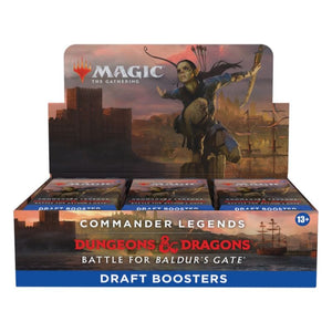 Wizards of the Coast Trading Card Games Magic: The Gathering - Commander Legends Battle for Baldur’s Gate Draft Booster Box (24) (Preorder - 10/06 Release)