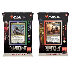 Wizards of the Coast Trading Card Games Magic: The Gathering - Phyrexia - All Will Be One - Commander Deck Display (2 Decks) (Preorder - 03/02/2023 release)