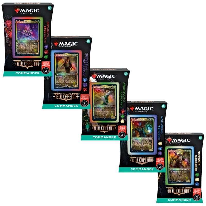 Wizards of the Coast Trading Card Games Magic: The Gathering - Streets of New Capenna Commander Deck (Assorted) (29/04 Release)