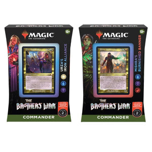 Wizards of the Coast Trading Card Games Magic: The Gathering - The Brothers War - Commander Decks Display (2 decks) (18/11 release)